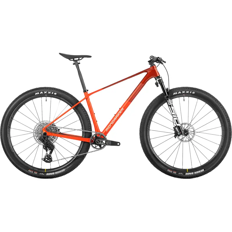 Balfes Bikes Mondraker PODIUM RR Carbon Hardtail Mountain Bike 2027 in Flame Red | Free postage over £30, £10 off first order, price match & 0% finance.