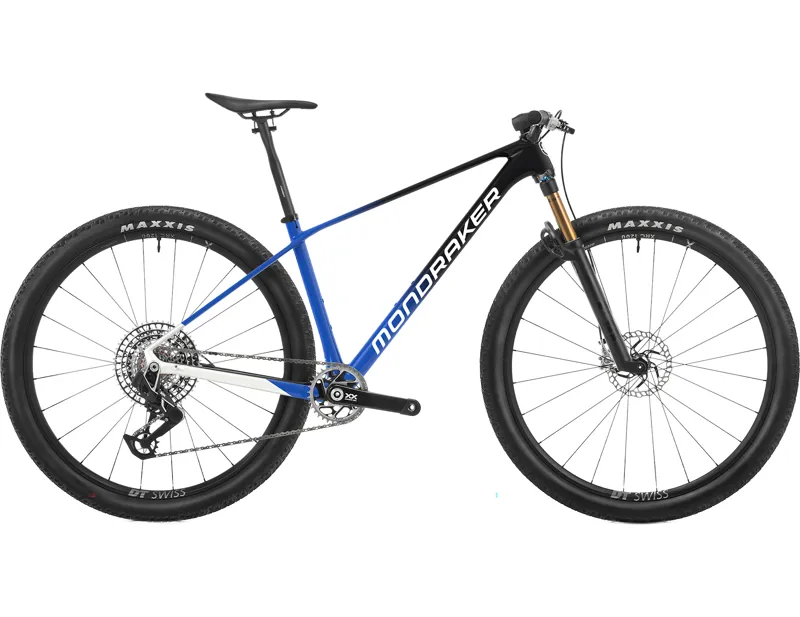 Balfes Bikes Mondraker PODIUM RR SL Carbon Hardtail Mountain Bike 2027 in Blue/Black/Silver/Team Issue | Free postage over £30, £10 off first order, price match & 0% finance.