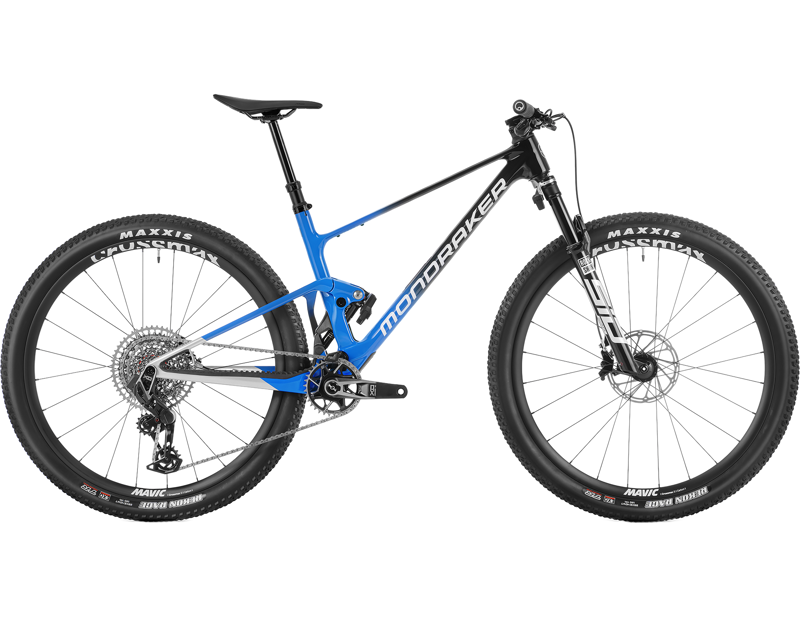 Mondraker F-Podium RR Full Suspension Mountain Bike 2027 in Team Issue Blue/Black/Silver