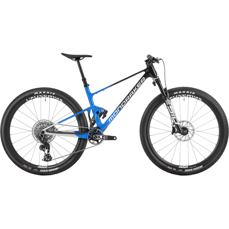 Balfes Bikes Mondraker F-Podium RR Full Suspension Mountain Bike 2027 in Team Issue Blue/Black/Silver | Free postage over £30, £10 off first order, price match & 0% finance.
