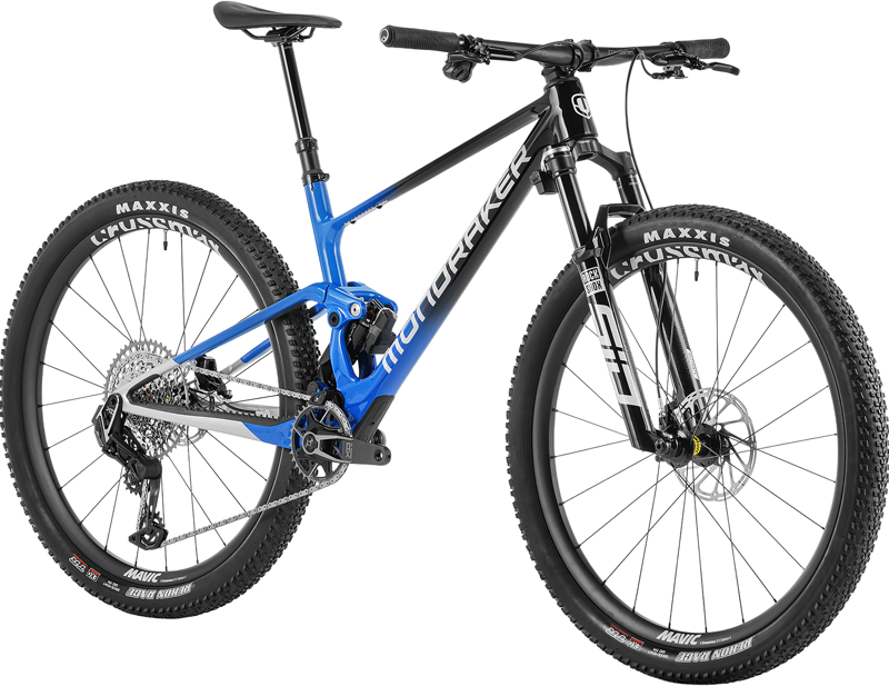 Mondraker F-Podium RR Full Suspension Mountain Bike 2027 in Team Issue Blue/Black/Silver-1