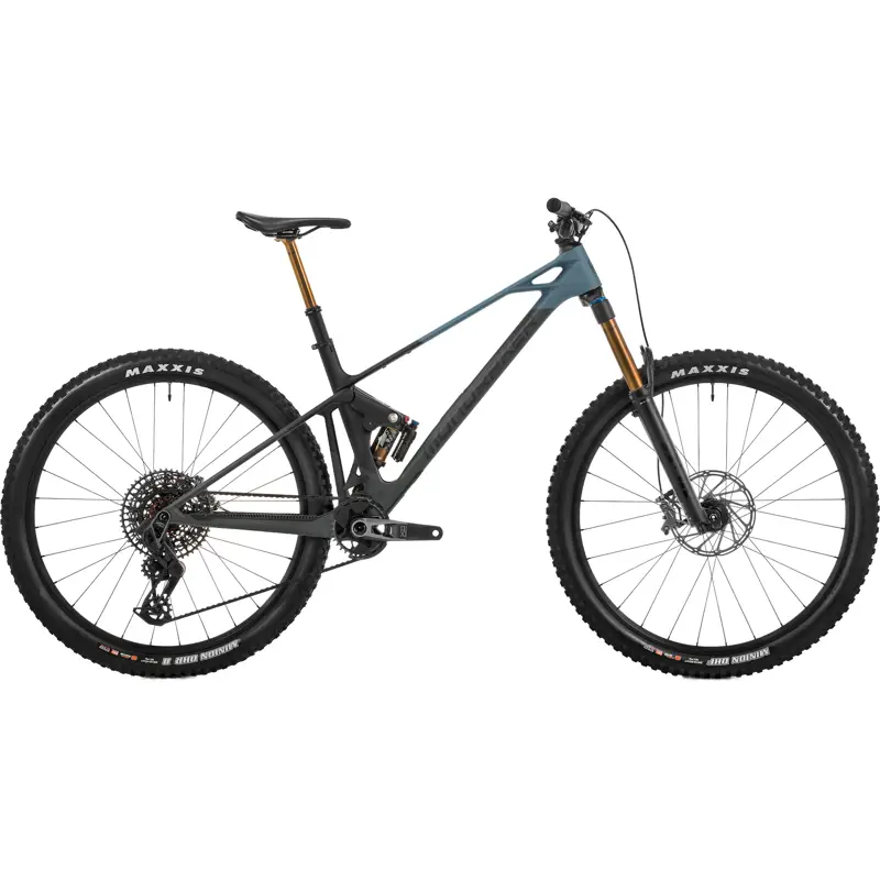 Balfes Bikes Mondraker RAZE CARBON RR Carbon Full Suspension Mountain Bike 2027 in Obsidian Grey/Blue/Black | Free postage over £30, £10 off first order, price match & 0% finance.