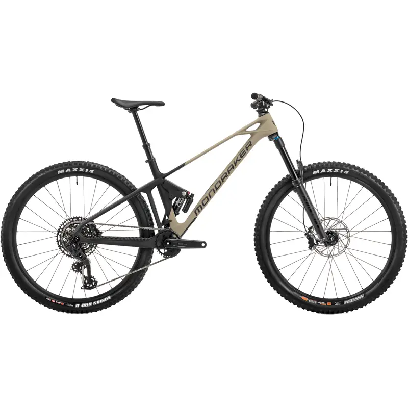 Balfes Bikes Mondraker Foxy Carbon R Full Suspension Mountain Bike 2027 in Desert Grey | Free postage over £30, £10 off first order, price match & 0% finance.