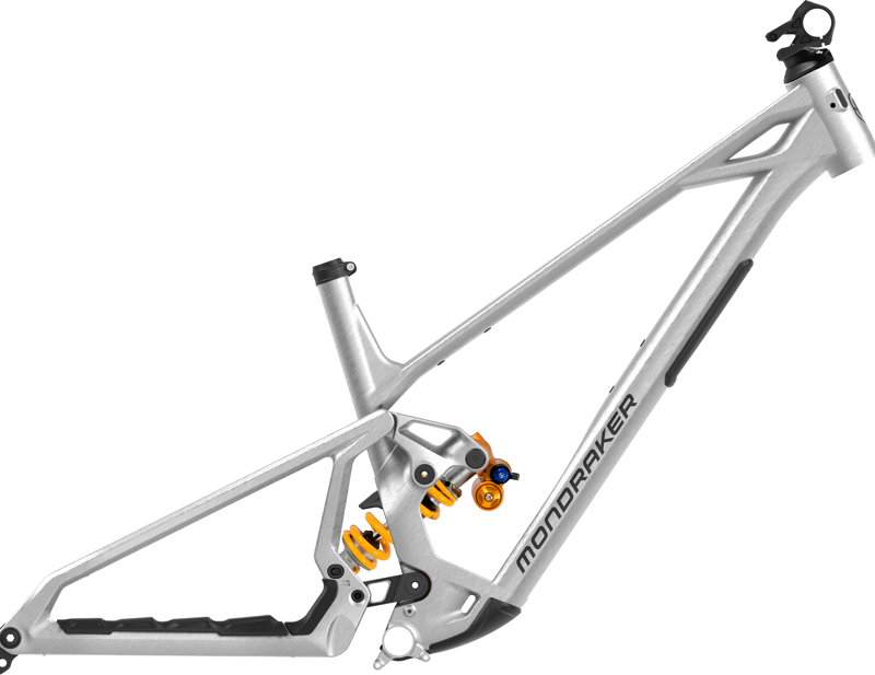 Mondraker Anark XR Full Suspension Mountain Bike Frameset 2027 in Raw Aluminium