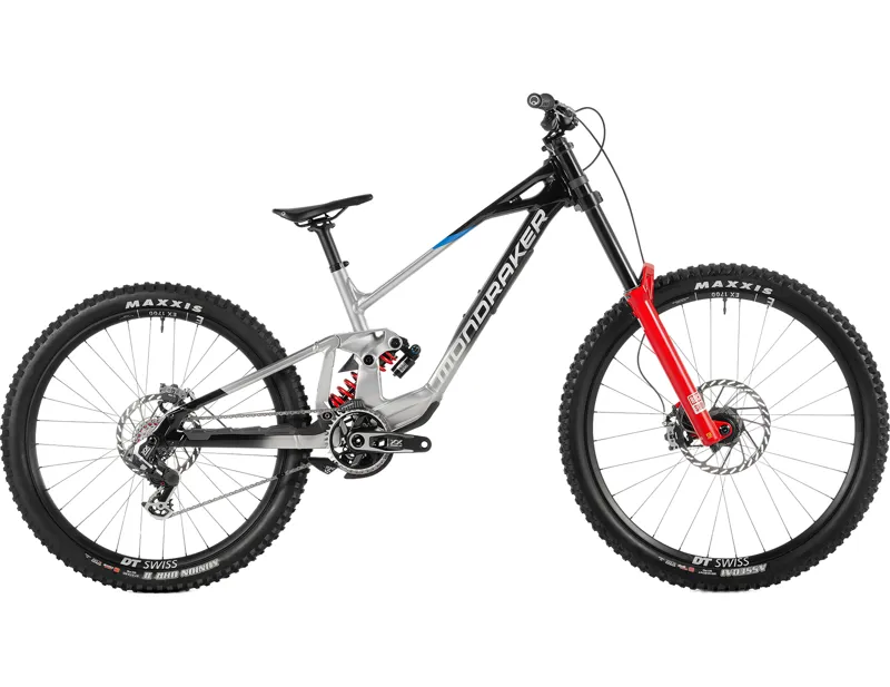 Mondraker SUMMUM RR Mullet Full Suspension Downhill Mountain Bike 2027 in Black/Blue/Alloy