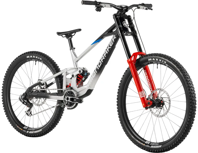Mondraker SUMMUM RR Mullet Full Suspension Downhill Mountain Bike 2027 in Black/Blue/Alloy-1