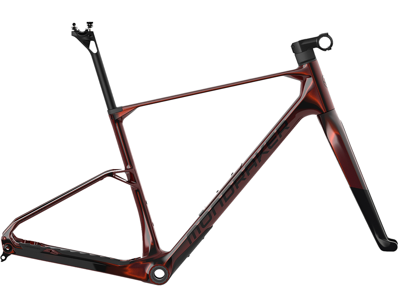 Mondraker Arid Carbon Unlimited Gravel Bike Frameset 2027 in Red/Black