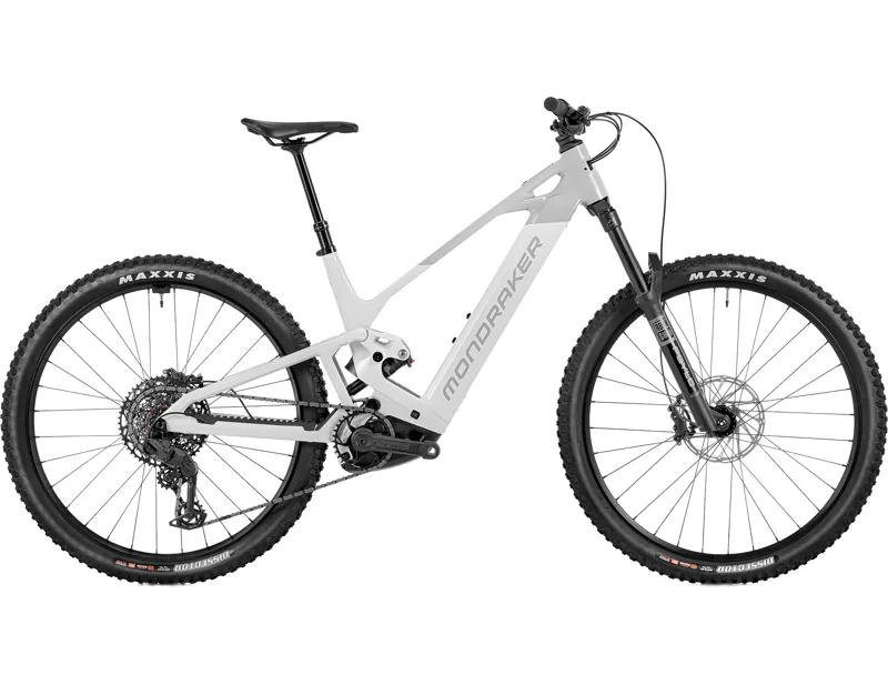 Mondraker SCREE S 600 Electric Full Suspension Mountain Bike 2027 in Optic White/Grey