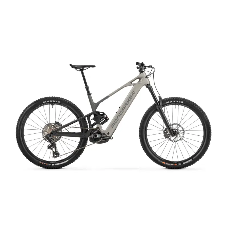 Balfes Bikes Mondraker Crafty Carbon R Electric Full Suspension Mountain Bike 2027 in Golden Silver | Free postage over £30, £10 off first order, price match & 0% finance.