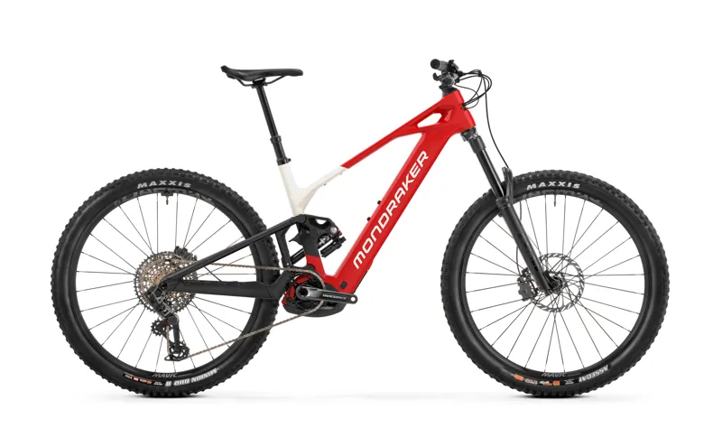 Mondraker Crafty Carbon R Electric Full Suspension Mountain Bike 2027 in Chilli Red