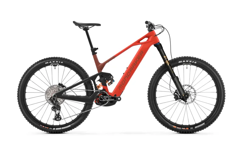 Mondraker Crafty Carbon XR Electric Full Suspension Mountain Bike 2027 in Flame Red