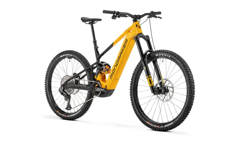 Mondraker Level XR Electric Full Suspension Mountain Bike 2026 in Dense Yellow-1