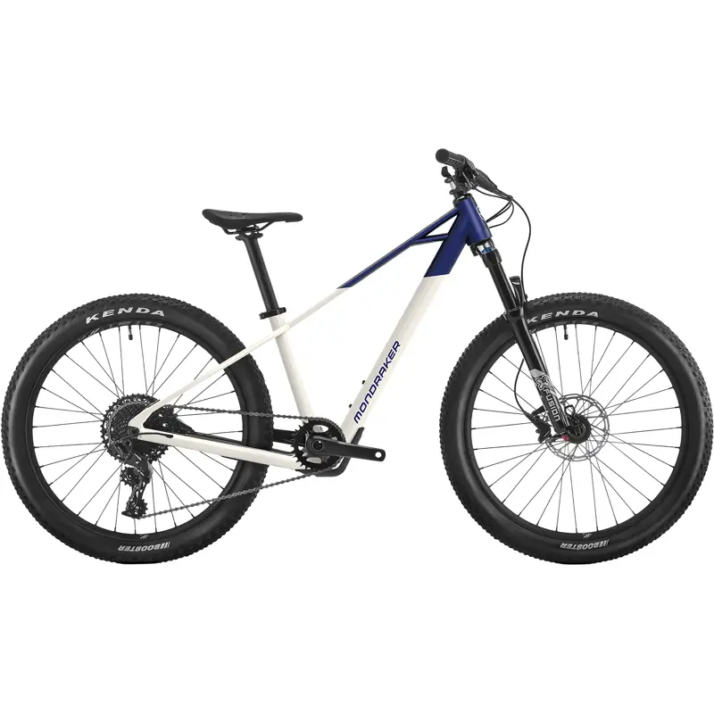 Balfes Bikes Mondraker PLAY Kids 24 inch Wheel Electric Hardtail Mountain Bike 2027 in Optic White | Free postage over £30, £10 off first order, price match & 0% finance.