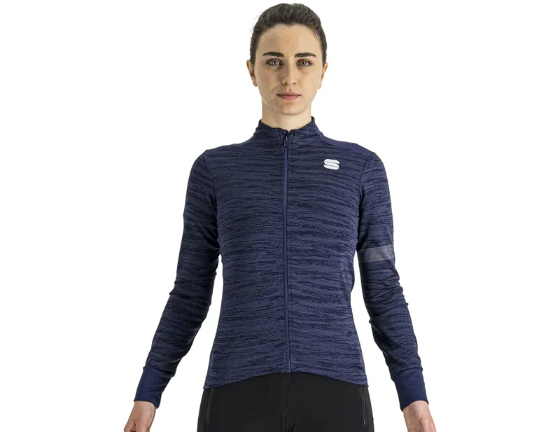Balfes Bikes Sportful Supergiara Woman Thermal Jersey in Blue | Free postage over £30, £10 off first order, price match & 0% finance.
