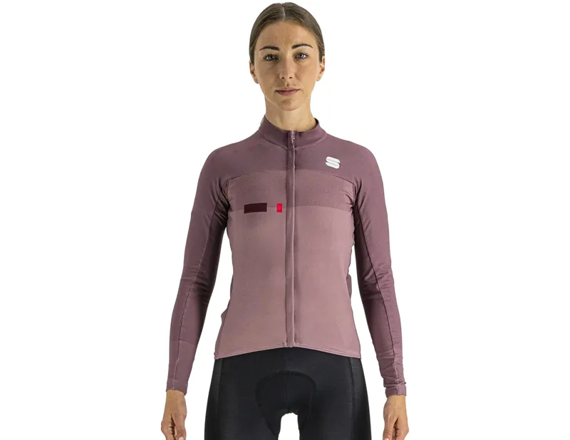 Balfes Bikes Sportful Bodyfit Pro Women's Thermal Jersey in Mauve | Free postage over £30, £10 off first order, price match & 0% finance.