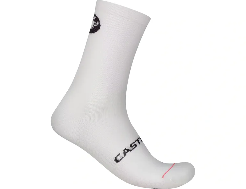 Castelli Scorpion Logo 15 Women's Thermal Socks in White