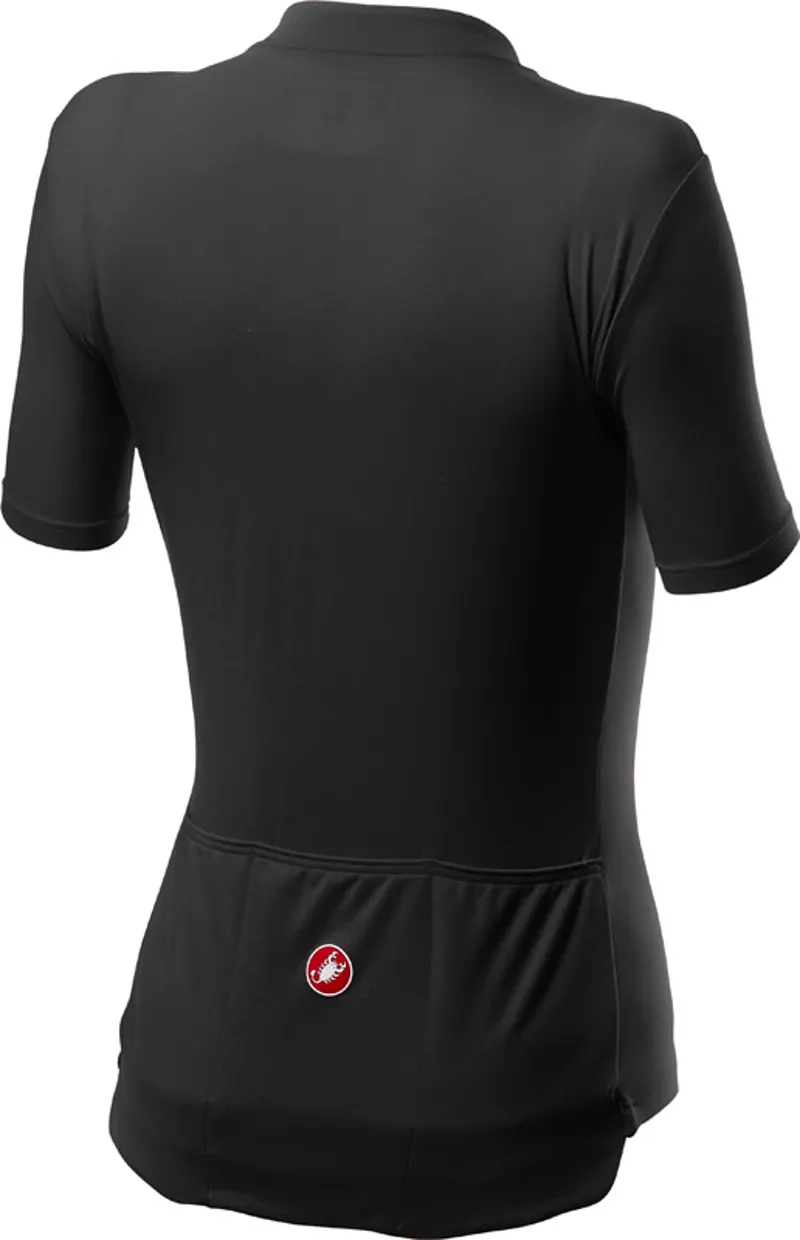 Castelli Anima 3 Short Sleeve Jersey in Black/Red -1