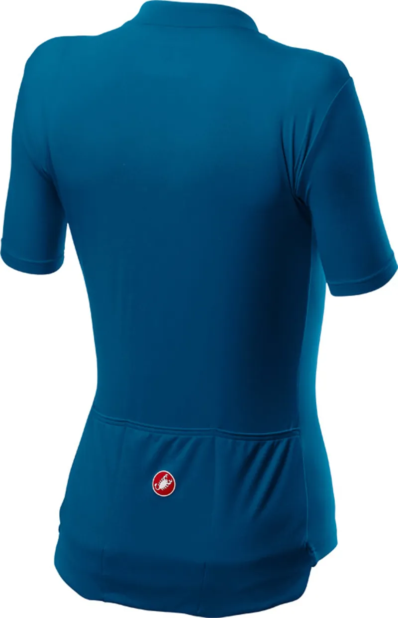 Castelli Anima 3 Short Sleeve Jersey Marine in Blue/Celeste -1