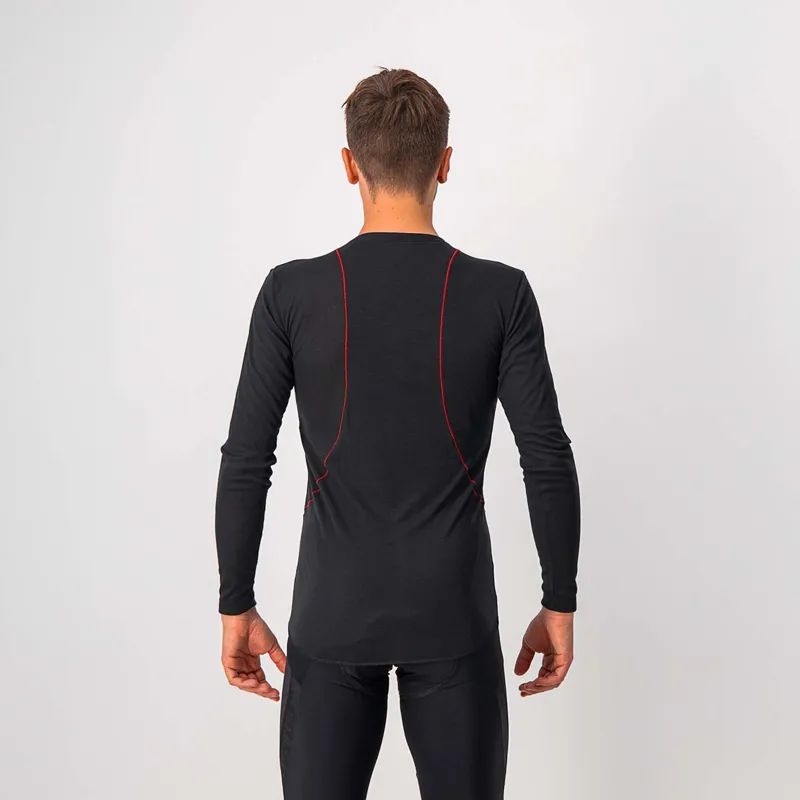 Castelli Prosecco Tech Long Sleeve Base Layer in Black-2