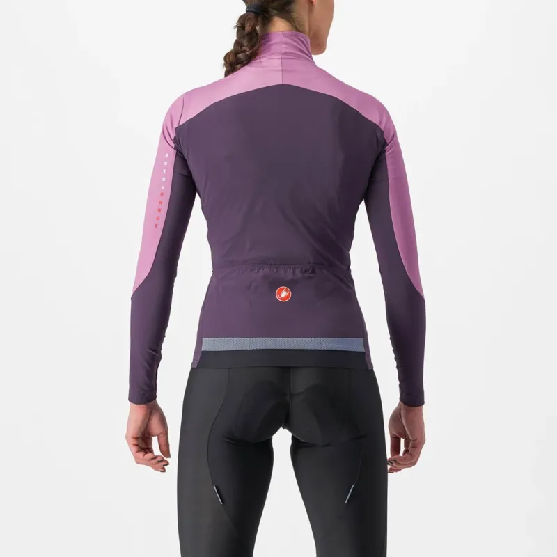 Castelli Beta RoS Women's Jacket in Purple Dew/Night Shade-1
