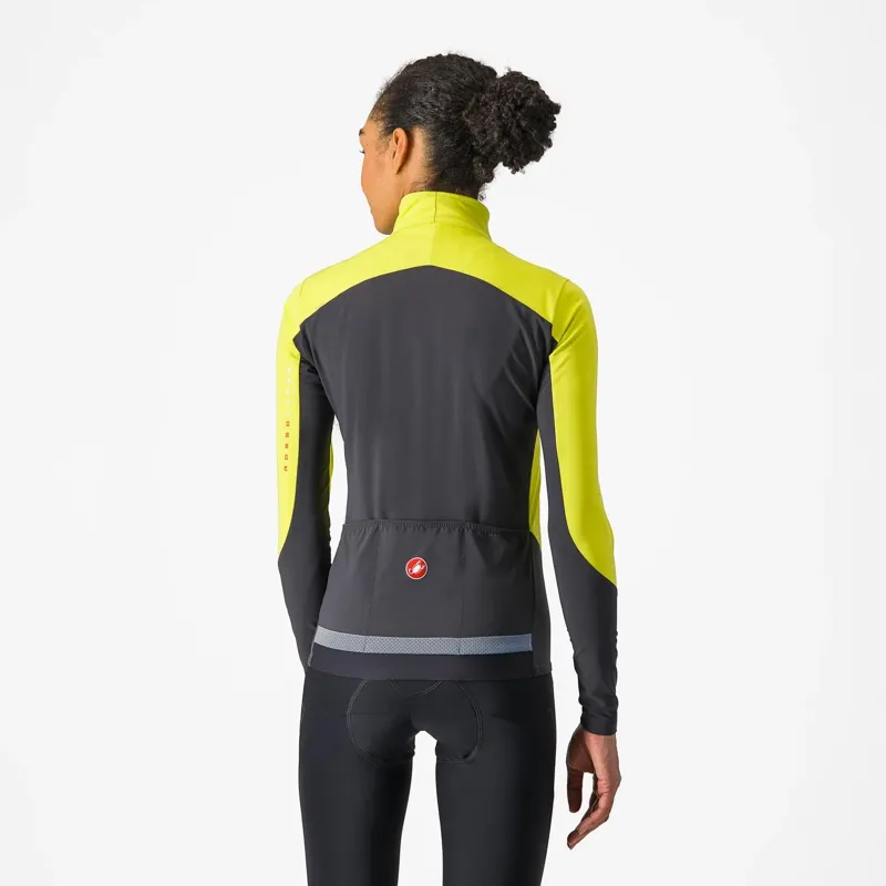 Castelli Beta RoS Women's Jacket in Sulphur/Dark Grey-1