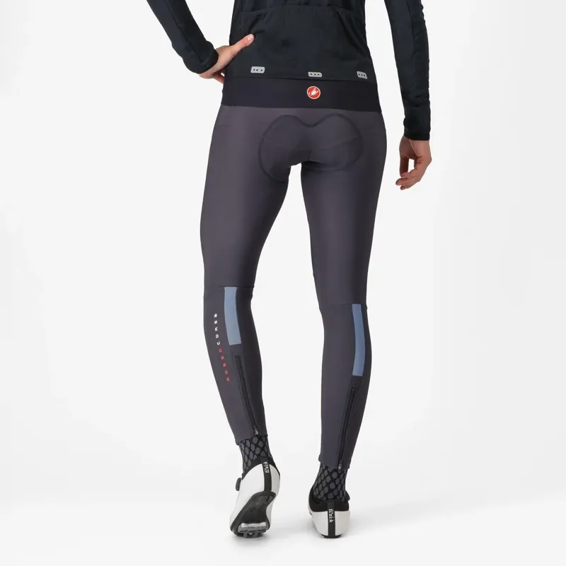 Castelli Sorpasso RoS Women's Bib Tights in Dark Grey-1