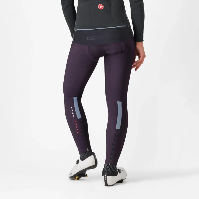 Castelli Sorpasso RoS Women's Bib Tights in Night Shade/Silver Reflex-1