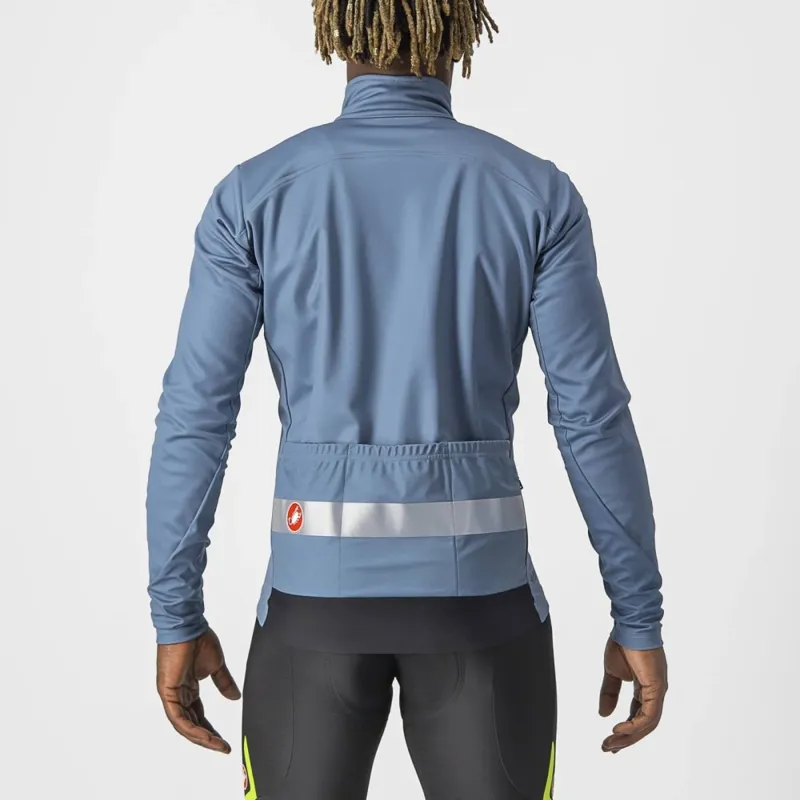 Castelli Raddoppia 3 Jacket in Steel Blue/Blue Reflex-1