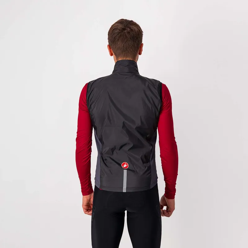 Castelli Squadra Stretch Vest in Light Black and Dark Gray-2