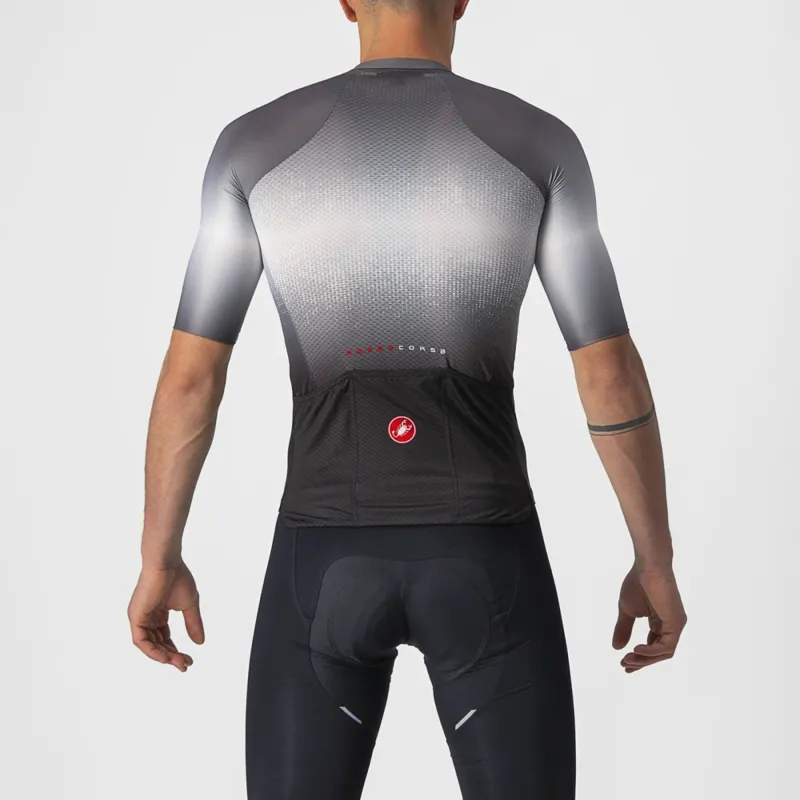 Castelli Aero Race 6.0 Short Sleeve Jersey in Black-1