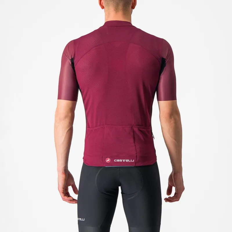 Castelli Endurance Elite Short Sleeve Jersey in Bordeaux-1