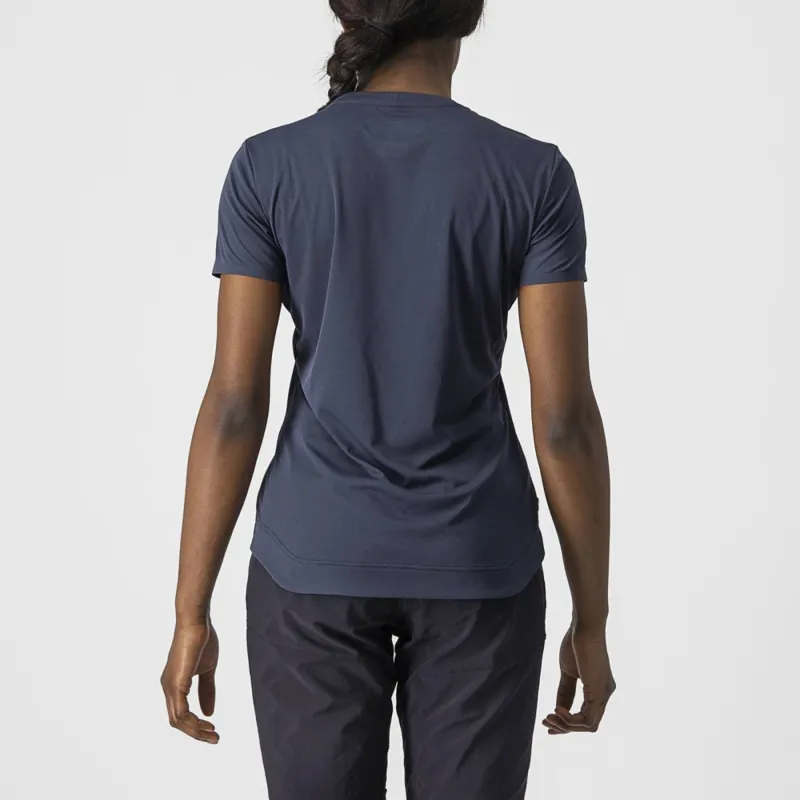 Castelli Tech 2 Women's T-Shirt in Savile Blue-1
