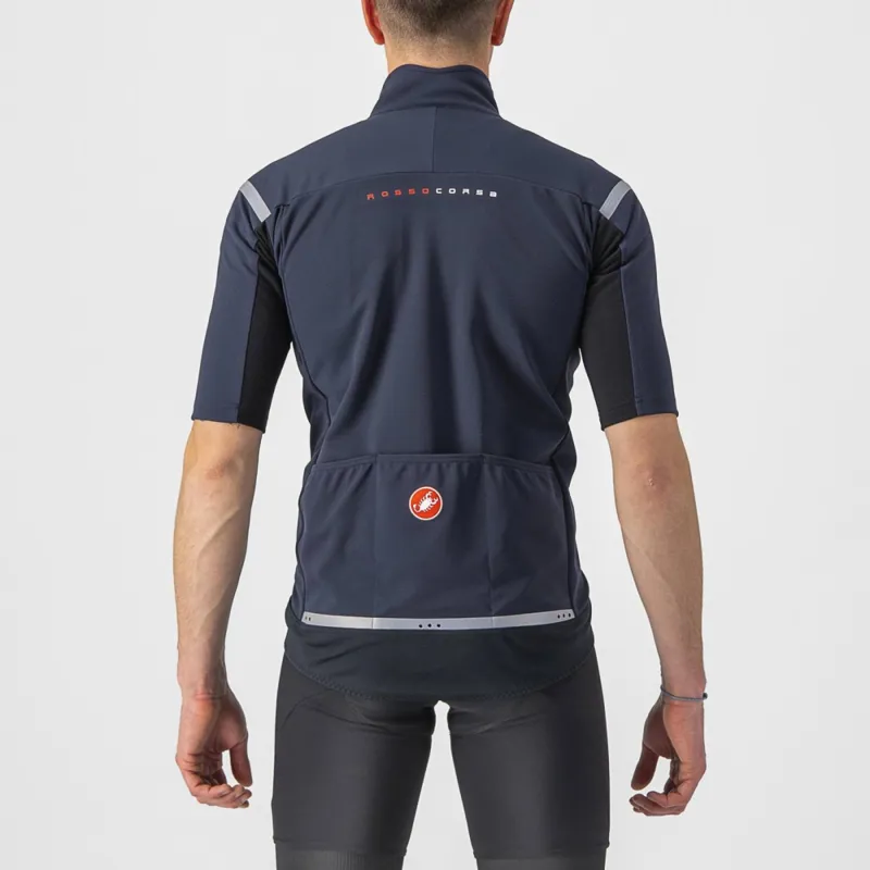 Castelli Gabba RoS 2 Short Sleeve Jersey in Belgian Blue/Silver Grey-1