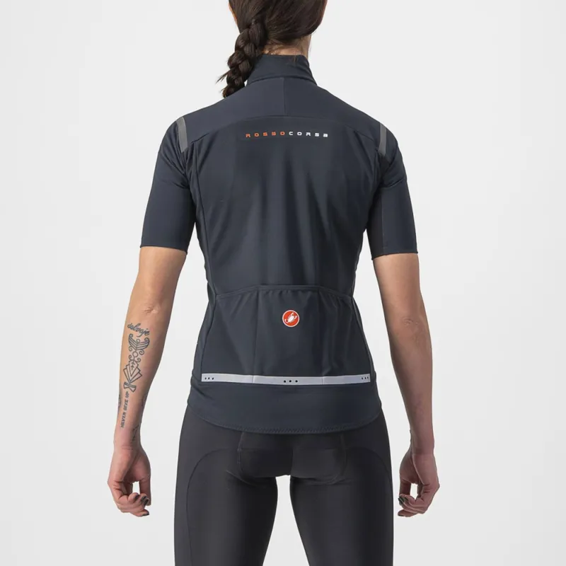 Castelli Gabba RoS 2 Short Sleeve Women's Jersey in Light Black/Black-1
