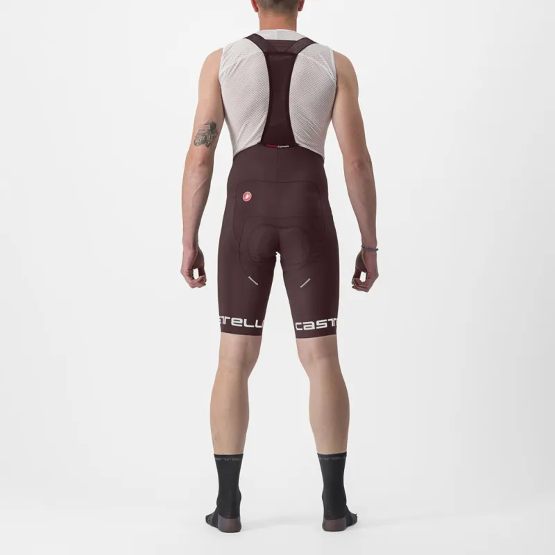 Castelli Free Aero RC Classic Bib Shorts in Bordeaux/Ivory-1