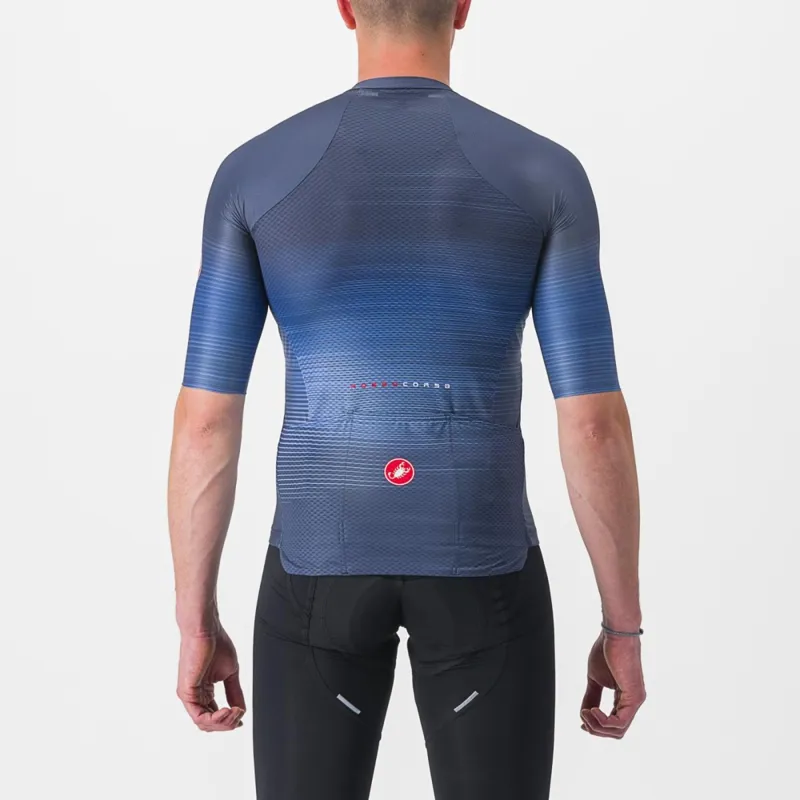 Castelli Aero Race 6.0 Short Sleeve Jersey in Belgian Blue-1
