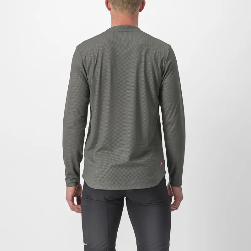 Castelli Trail Tech 2 Long Sleeve T-Shirt in Forest Grey-1