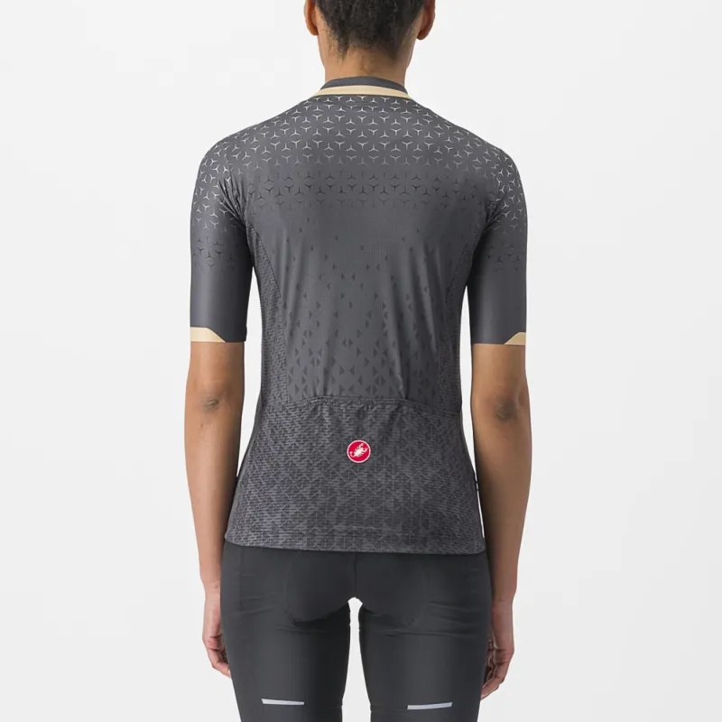 Castelli Pezzi Women's Short Sleeve Jersey in Grey-1