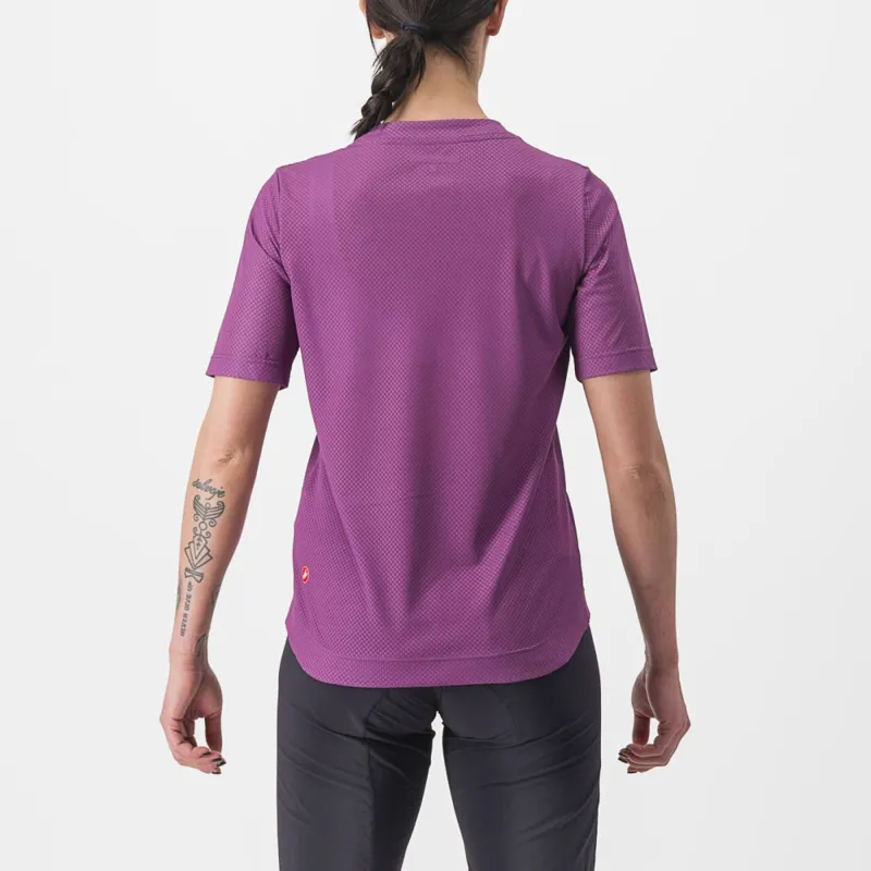 Castelli Trail Tech 2 Women's T-Shirt in Amethyst-1