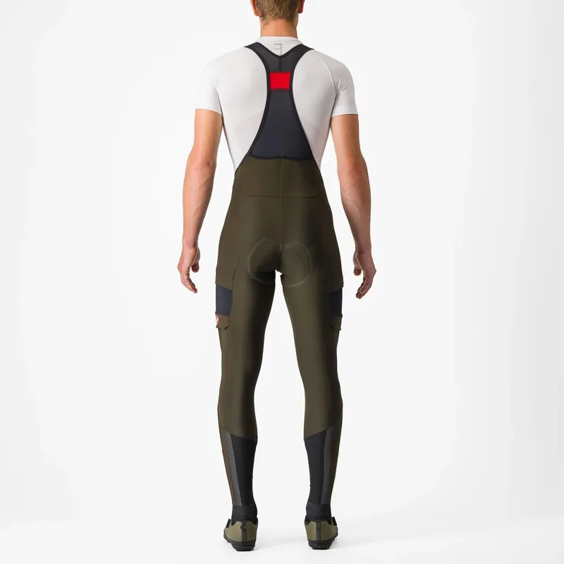Castelli Unlimited Trail Bib Tights in Dark Tarmac-1