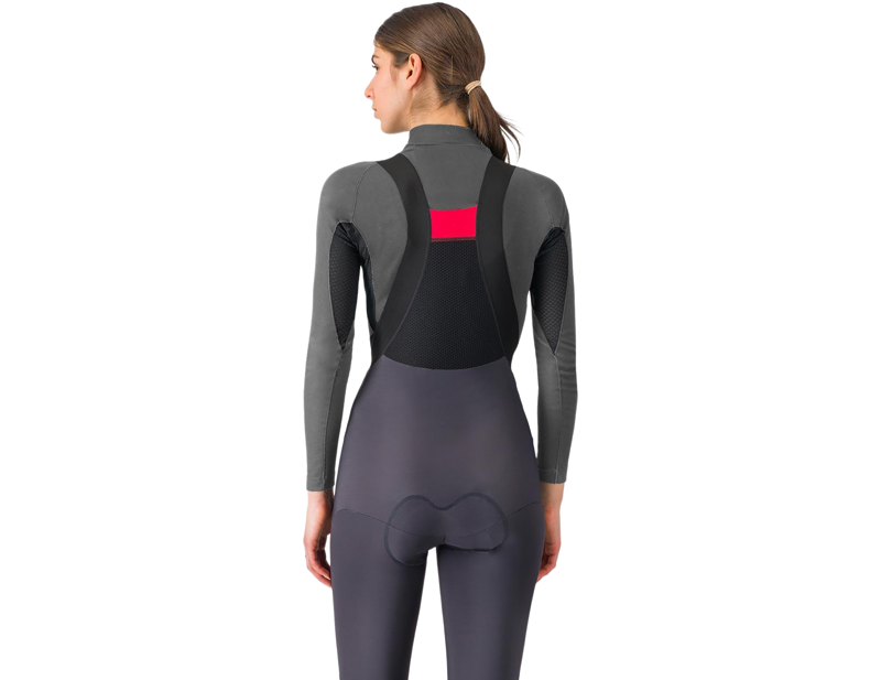 Castelli Flanders 2 Warm Womens Long Sleeve Baselayer in Grey-1