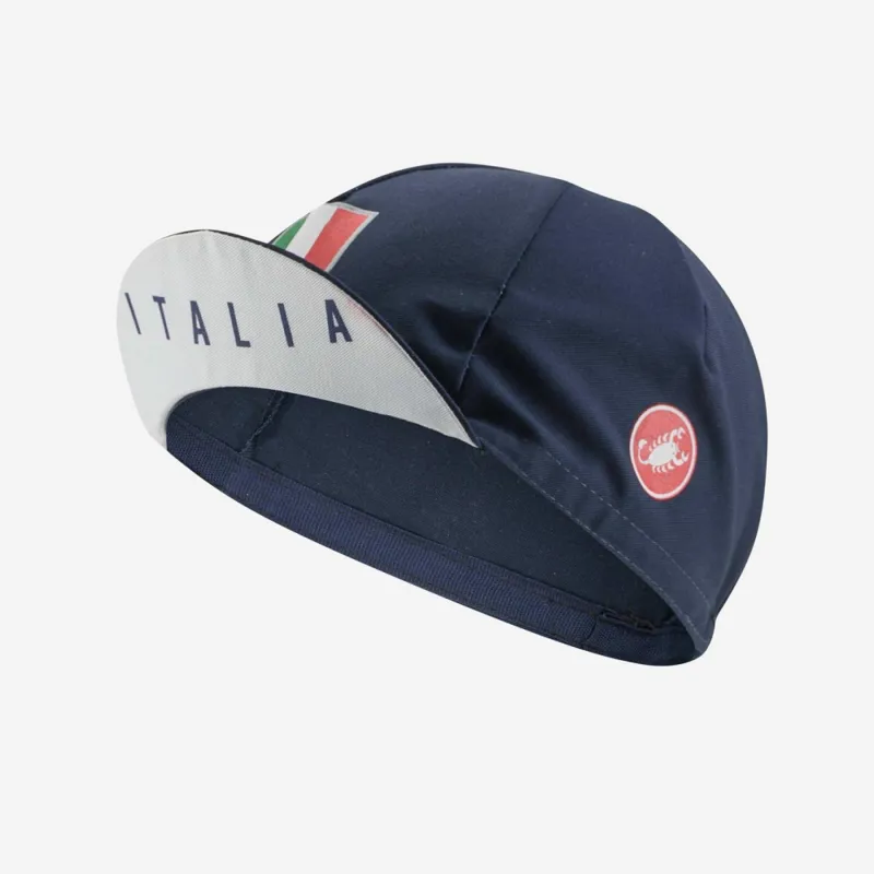 Castelli Team Italia Cycling Cap in Belgian Blue