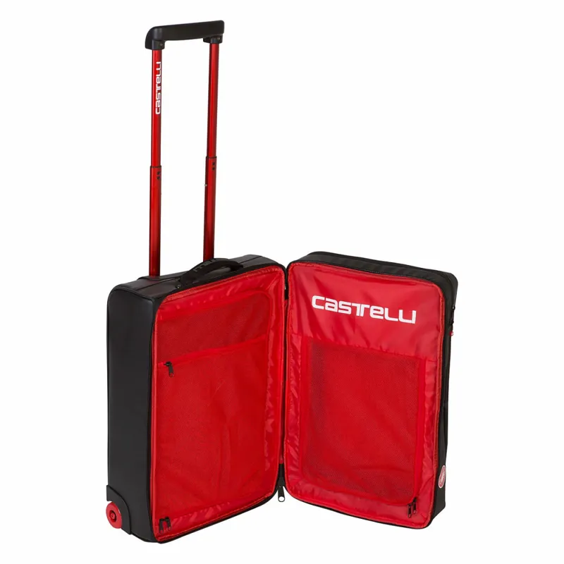Castelli Rolling Travel Bag in Black-1