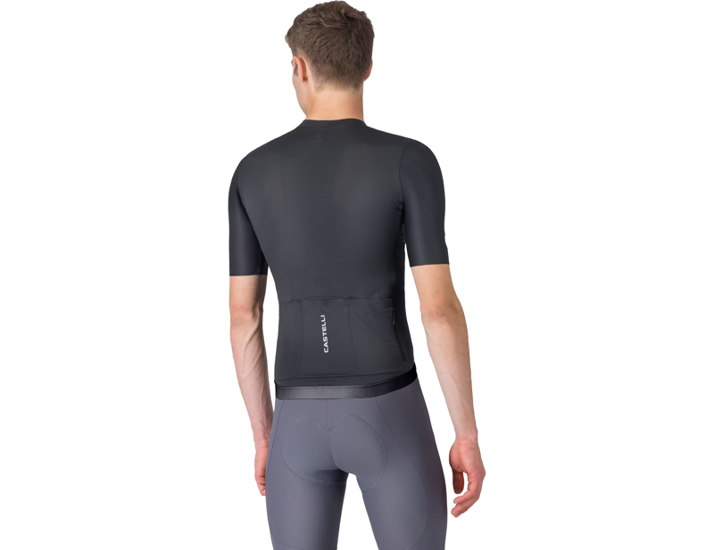 Castelli Espresso 2 Short Sleeve Jersey in Black/White-1