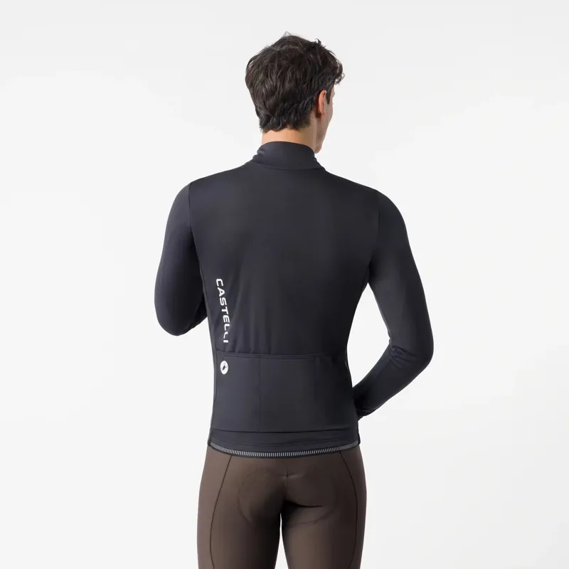 Castelli Espresso 2 Long Sleeve Jacket in Black-1