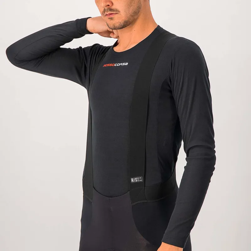 Castelli Prosecco Tech Long Sleeve Base Layer in Black-3