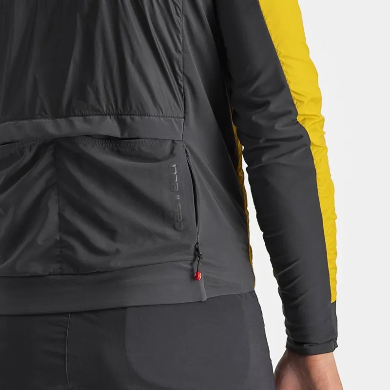 Castelli Unlimited Puffy Jacket in Goldenrod/Grey-2