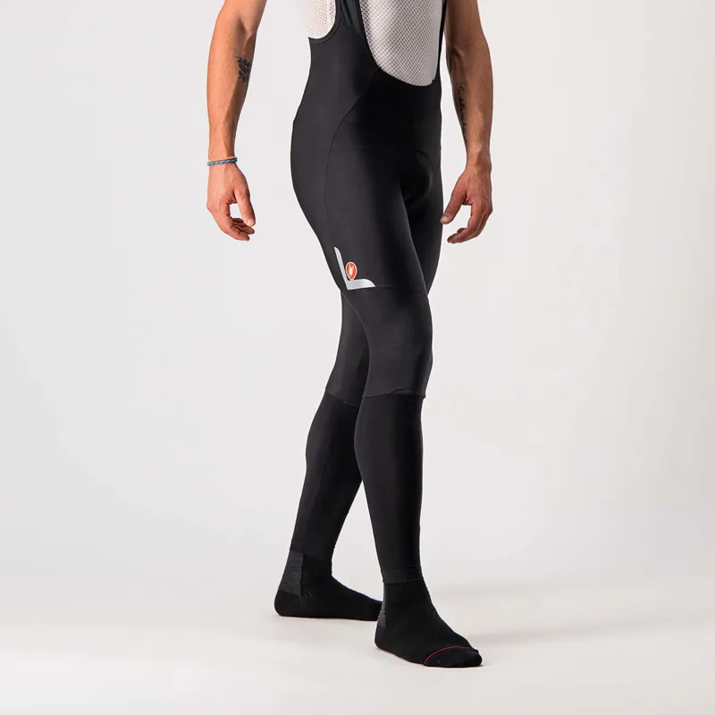 Castelli Velocissimo 5 Bib Tights in Black/Silver Reflex-3