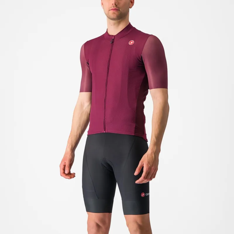 Castelli Endurance Elite Short Sleeve Jersey in Bordeaux-2