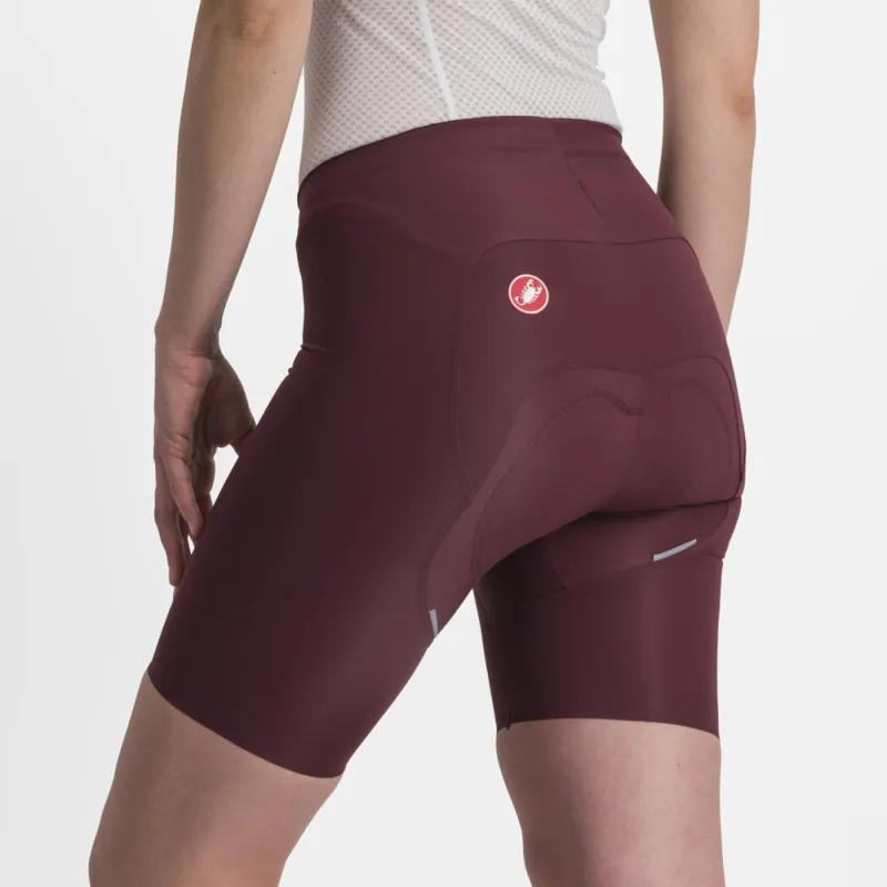 Castelli Free Aero RC Women's Shorts in Bordeaux-2